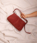 ELLA - RED SUEDE