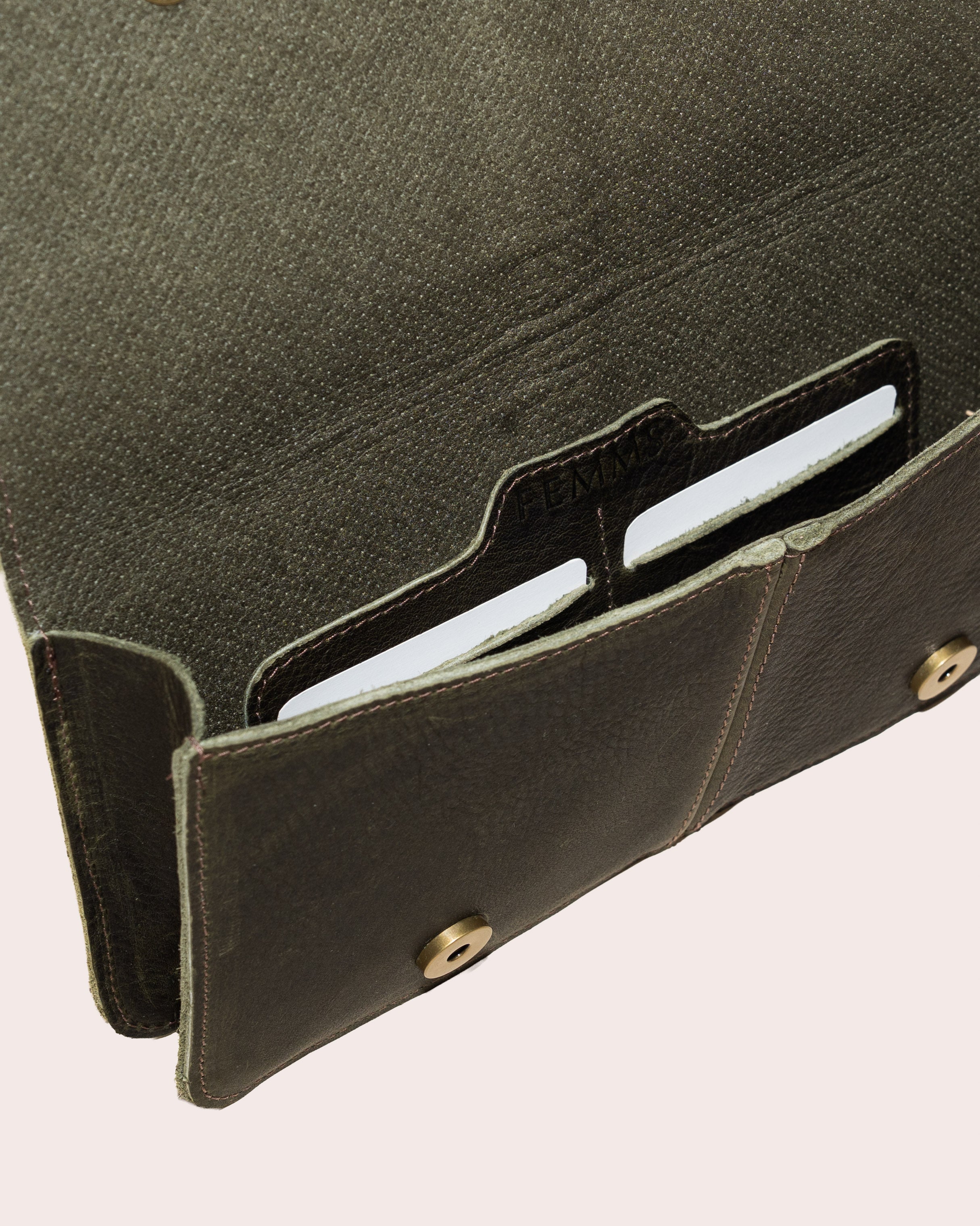 CLUTCH EVE - MOSS GREEN