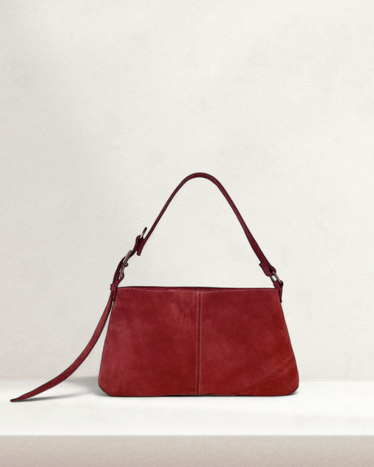 ELLA - RED SUEDE